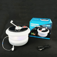 Кемпинговый фонарь BL YX669, с солнечной панелью, RGB, LED-лента 10 м