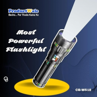 Фонарик ручной Bailong BL CB W518, аккумуляторный, LED