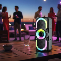 Портативная колонка E‑4203 BT, Bluetooth, 16 Вт, RGB‑подсветка