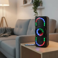 Портативная колонка E‑4203 BT, Bluetooth, 16 Вт, RGB‑подсветка