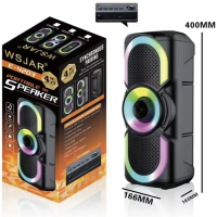 Портативная колонка E‑4203 BT, Bluetooth, 16 Вт, RGB‑подсветка