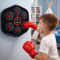 Боксерская музыкальная мишень MRA24-DC-08, 6 кнопок, Bluetooth, с перчатками