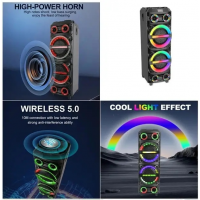 Акустическая система ZQS8231, с Bluetooth 5.0, 2 радиомикрофонами, USB, SD, FM Акустическая система ZQS8231, с Bluetooth 5.0, 2 радиомикрофонами, USB, SD, FM