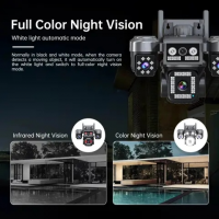 Камера видеонаблюдения HI S9 4G с тремя объективами, 16 МП, с солнечной панелью, сигнализация, поддержка HIEASY Камера видеонаблюдения HI S9 4G с тремя объективами, 16 МП, с солнечной панелью, сигнализация, поддержка HIEASY