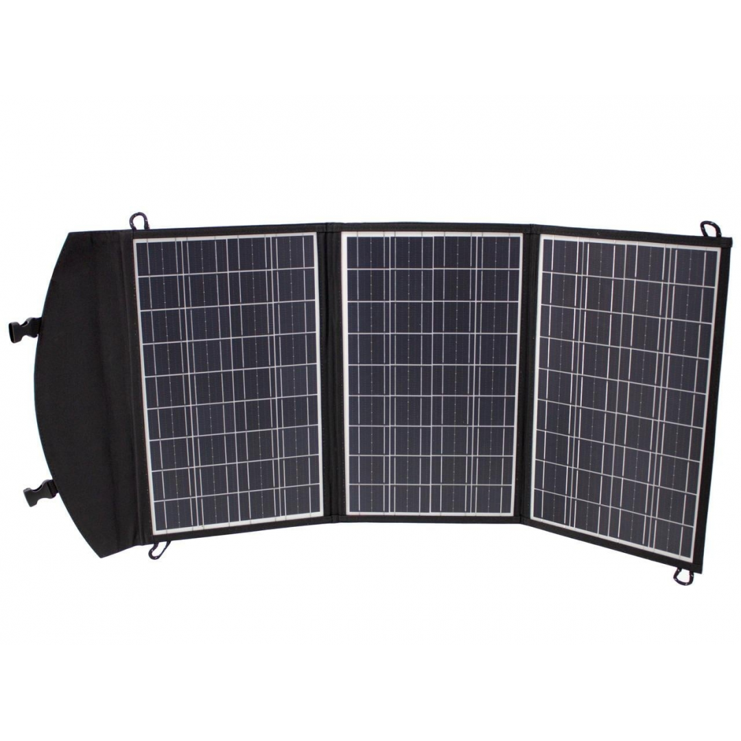 Солнечная панель складная портативная 100W, монокристаллическая, IP65 Солнечная панель складная портативная 100W, монокристаллическая, IP65