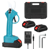 Секатор аккумуляторный 48В, 3Ач, диаметр реза до 30 мм, с кейсом