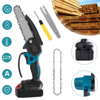 Мини-пила аккумуляторная 24В, 6", 2 аккумулятора