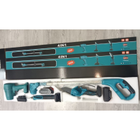 Набор садовых инструментов 4 в 1, триммер, секатор, мини-пила, воздуходувка, аккумуляторный Набор садовых инструментов 4 в 1, триммер, секатор, мини-пила, воздуходувка, аккумуляторный