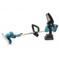 Набор садовый 2 в 1 Krafftec KRA-808, аккумуляторный триммер и кусторез, 48В Набор садовый 2 в 1 Krafftec KRA-808, аккумуляторный триммер и кусторез, 48В