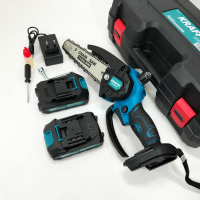 Мини-пила аккумуляторная цепная Krafftec, 36В, 8", 4000 мАч, в кейсе Мини-пила аккумуляторная цепная Krafftec, 36В, 8", 4000 мАч, в кейсе