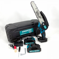 Мини-пила аккумуляторная цепная Krafftec, 36В, 8", 4000 мАч, в кейсе