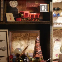 Румбокс «Магазин магии Гарри Поттера», F-032-B, с защитным куполом, LED-подсветкой