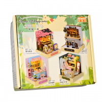 Румбокс «Магазин лапши Sakura», QT-041, с защитным куполом, LED-подсветкой