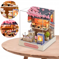 Румбокс «Магазин лапши Sakura», QT-041, с защитным куполом, LED-подсветкой