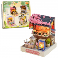 Румбокс «Магазин лапши Sakura», QT-041, с защитным куполом, LED-подсветкой