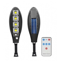 Уличный светодиодный прожектор KAR69 с солнечной панелью с датчиком движения и пультом