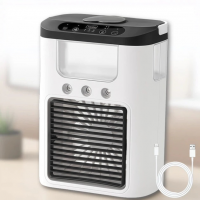 Мини-кондиционер Ice Cooler K918, с увлажнением, LED-подсветкой, 3 режима, USB