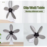 Настольный вентилятор с прищепкой 275F, сетевой, 5 лопастей, с регулировкой наклона Настольный вентилятор с прищепкой 275F, сетевой, 5 лопастей, с регулировкой наклона