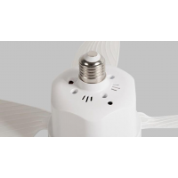 Вентилятор-лампа с цоколем E27 HX-R420, 30 Вт, с пультом ДУ, 3 режима