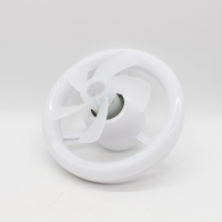 Вентилятор-лампа с цоколем E27 JY-1013, с пультом ДУ, 3 режима, 360°, функция ароматерапии