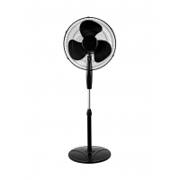 Напольный вентилятор F16-1, 16", 40 см, 3 скорости, чёрный Напольный вентилятор F16-1, 16", 40 см, 3 скорости, чёрный
