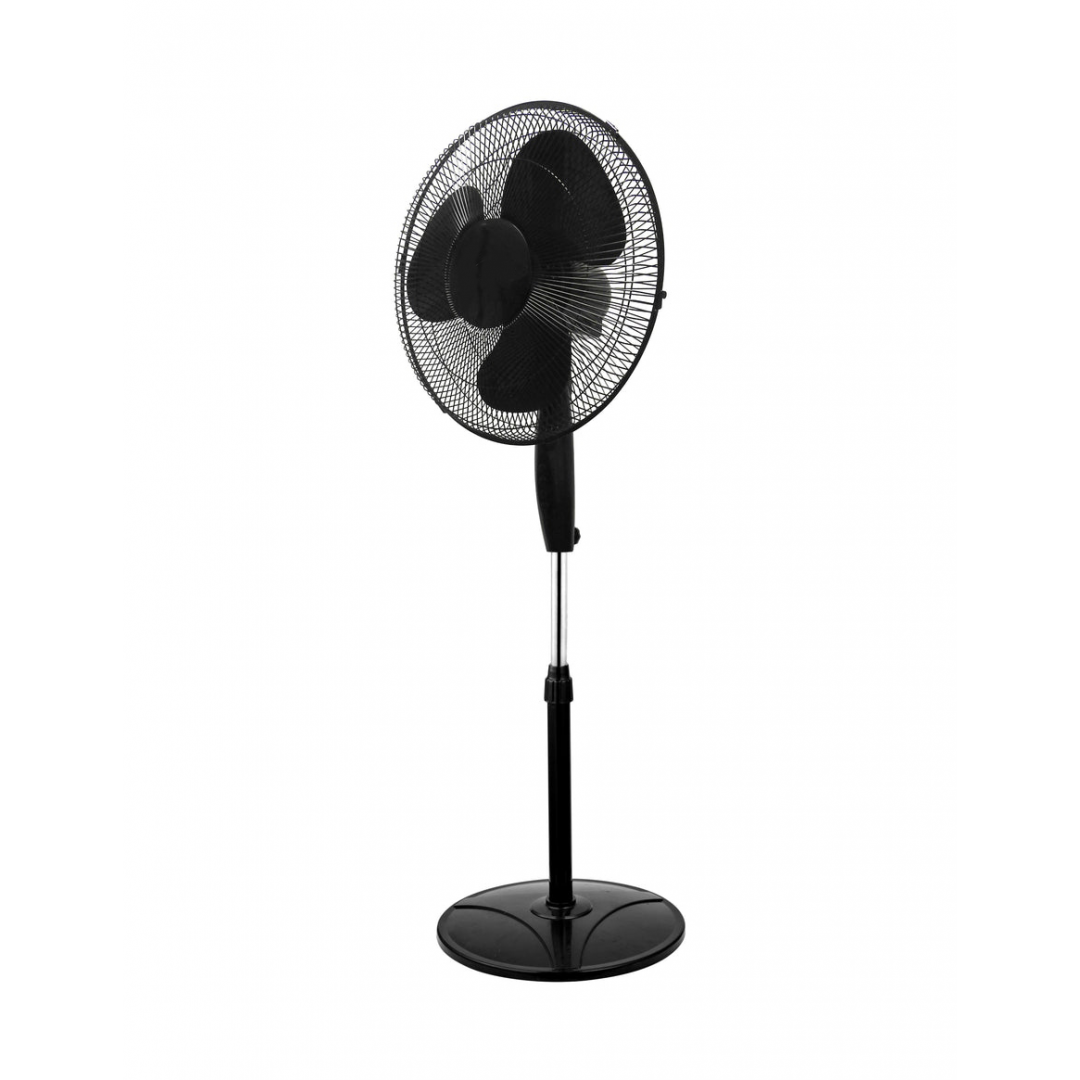 Напольный вентилятор F16-1, 16", 40 см, 3 скорости, чёрный Напольный вентилятор F16-1, 16", 40 см, 3 скорости, чёрный