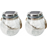 Садовый солнечный светильник Garden Light Jar, стеклянный LED шар, 20 светодиодов, IP65