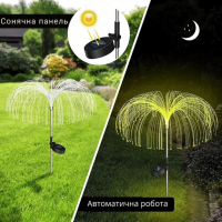 Садовый солнечный светильник Фонтан RGB, 85×38 см, IP64, комплект 2 шт.