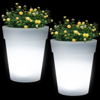 Садовый вазон с подсветкой Garden Light Vase, 4 LED,