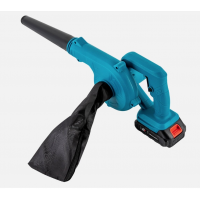 Воздуходувка-пылесос аккумуляторная, 600 Вт, с функцией всасывания