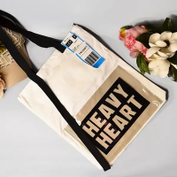 Белый шоппер 24-96 на молнии с двумя карманами 43х34см 4 цвета