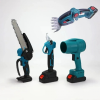 Набор аккумуляторных садовых инструментов 6 в 1, с удлинительной штангой