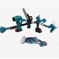 Набор аккумуляторных садовых инструментов 6 в 1, с удлинительной штангой