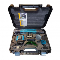 Лазерный уровень с штативом 16 линий, 360°, зелёный луч, с комплектом