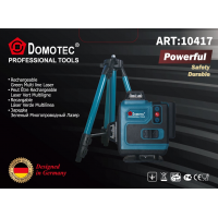 Лазерный уровень  с ЖК-дисплеем и штативом  16 линий, 360°, зелёный луч