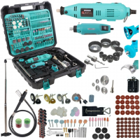 Многофункциональная шлифовальная мини-машинка Tools, 130 Вт, набор 350 предметов