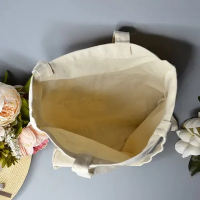 Бежевый шоппер 24-473 на молнии с карманом 40х34 см 6 цветов