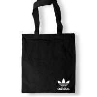 Чёрный шоппер 25-40 на молнии с карманом 40х34 см