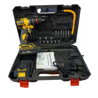 Аккумуляторный шуруповерт CB-3995, 64V, с набором насадок и 2 аккумуляторами