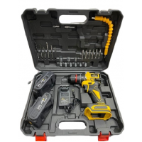 Аккумуляторный шуруповерт CB-3995, 64V, с набором насадок и 2 аккумуляторами