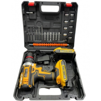 Аккумуляторный шуруповерт CB-3981, 64V, с набором насадок и 2 аккумуляторами