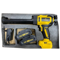 Аккумуляторный пистолет для герметика CB-3982, с LED-подсветкой, 64V