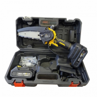 Аккумуляторная цепная мини-пила CB-3992, 64V, с кейсом и 2 аккумуляторами