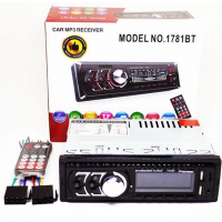 Автомагнитола 1781BT, с Bluetooth, USB, SD, FM, 4 выхода, пульт ДУ