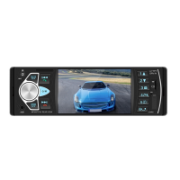 Автомагнитола 1DIN 4070, с экраном 4.1", MP5, Bluetooth, USB, TF, FM, AUX, 4 выхода