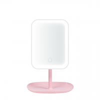 Зеркало настольное LED Makeup Mirror WD-008, аккумуляторное, сенсорное, 3 режима подсветки