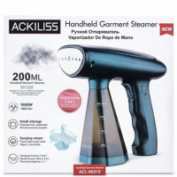 Отпариватель ручной Ackiliss ACL 95312, 1600 Вт, резервуар 200 мл, с насадкой