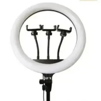 Кольцевая лампа QX-360, 14" (36 см), LED, 3 режима света, USB, крепление для штатива и телефона