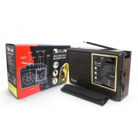 Радиоприёмник GOLON RX-9933UAR, сетевой, с аккумулятором, Bluetooth, USB и SD