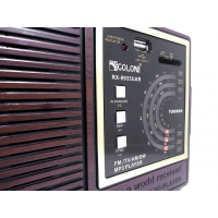 Радиоприёмник GOLON RX-9933UAR, сетевой, с аккумулятором, Bluetooth, USB и SD